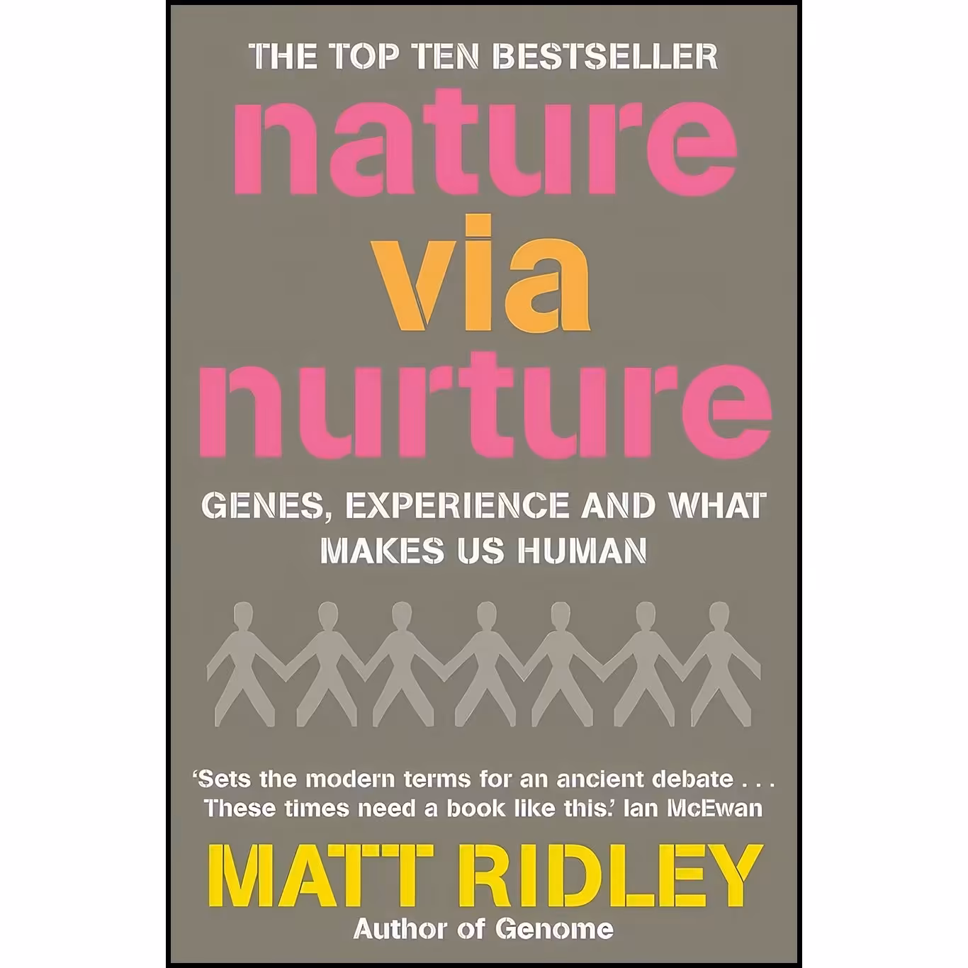 کتاب زبان اصلی Nature Via Nurture  اثر Matt Ridley