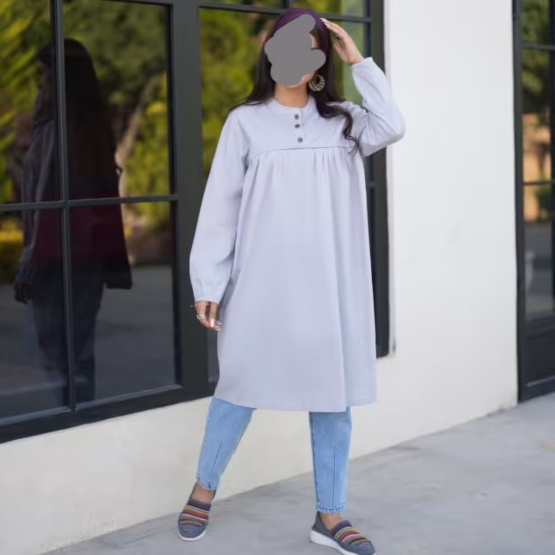 مانتو دانشجویی جلوبسته