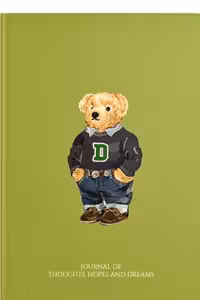 دفتر سایز a5 تدی سبز