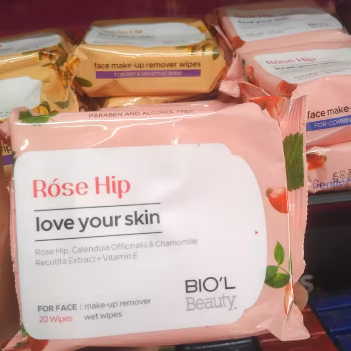 دستمال مرطوب بیول بسته 20 عددی با عصاره های گیاهی