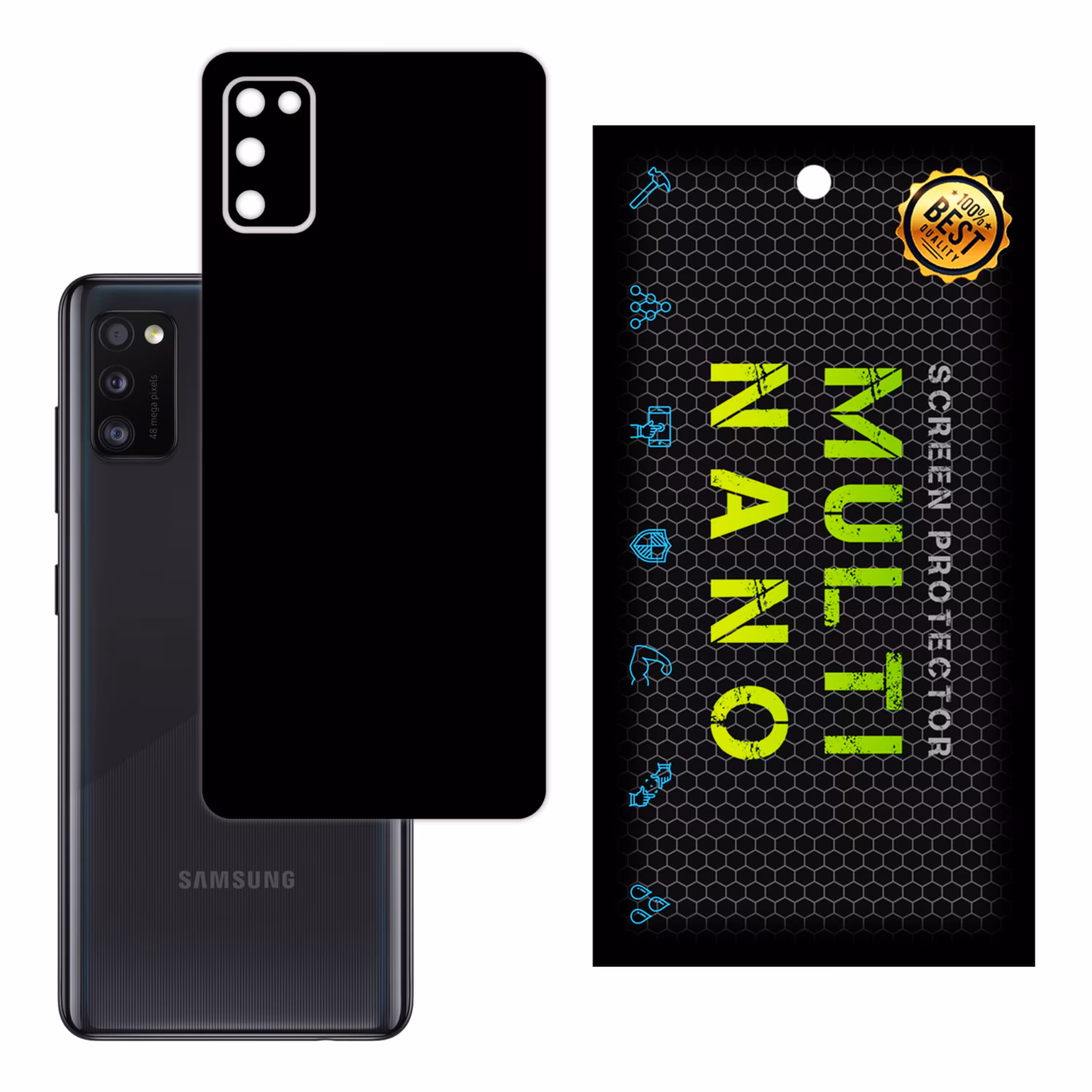 برچسب پوششی MultiNano مدل X-F1M-Black برای پشت  مویایل سامسونگA41