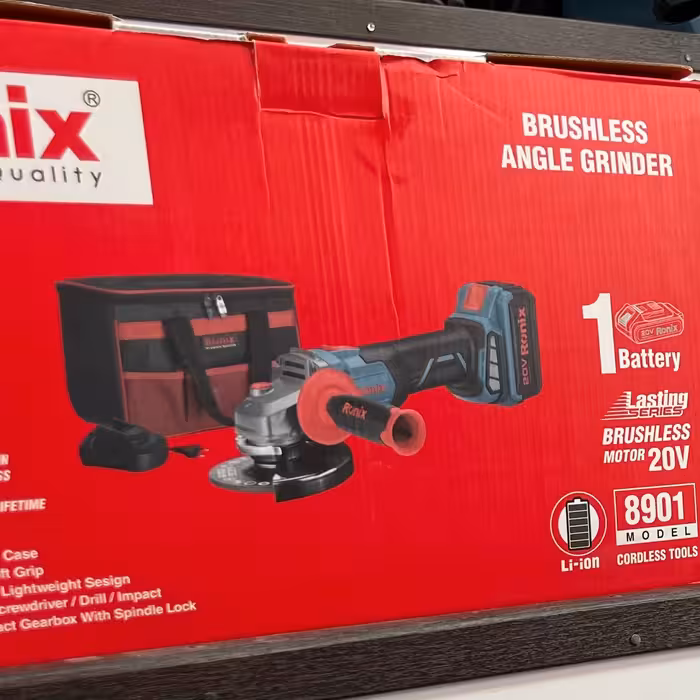 مینی فرز شارژی براشلس 20 ولت رونیکس مدل 8901