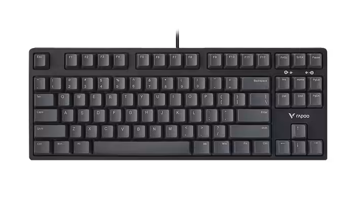 کیبورد مکانیکی گیمینگ رپو KEYBOARD GAMING RAPOO V860-87