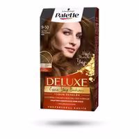 کیت رنگ مو پلت PALLETTE مدل دلوکس شماره 50-9 رنگ عسلی روشن