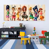 تابلو شاسی 5 تیکه طرح کودکانه