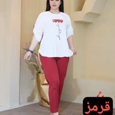 ست زنانه گل طرح 2