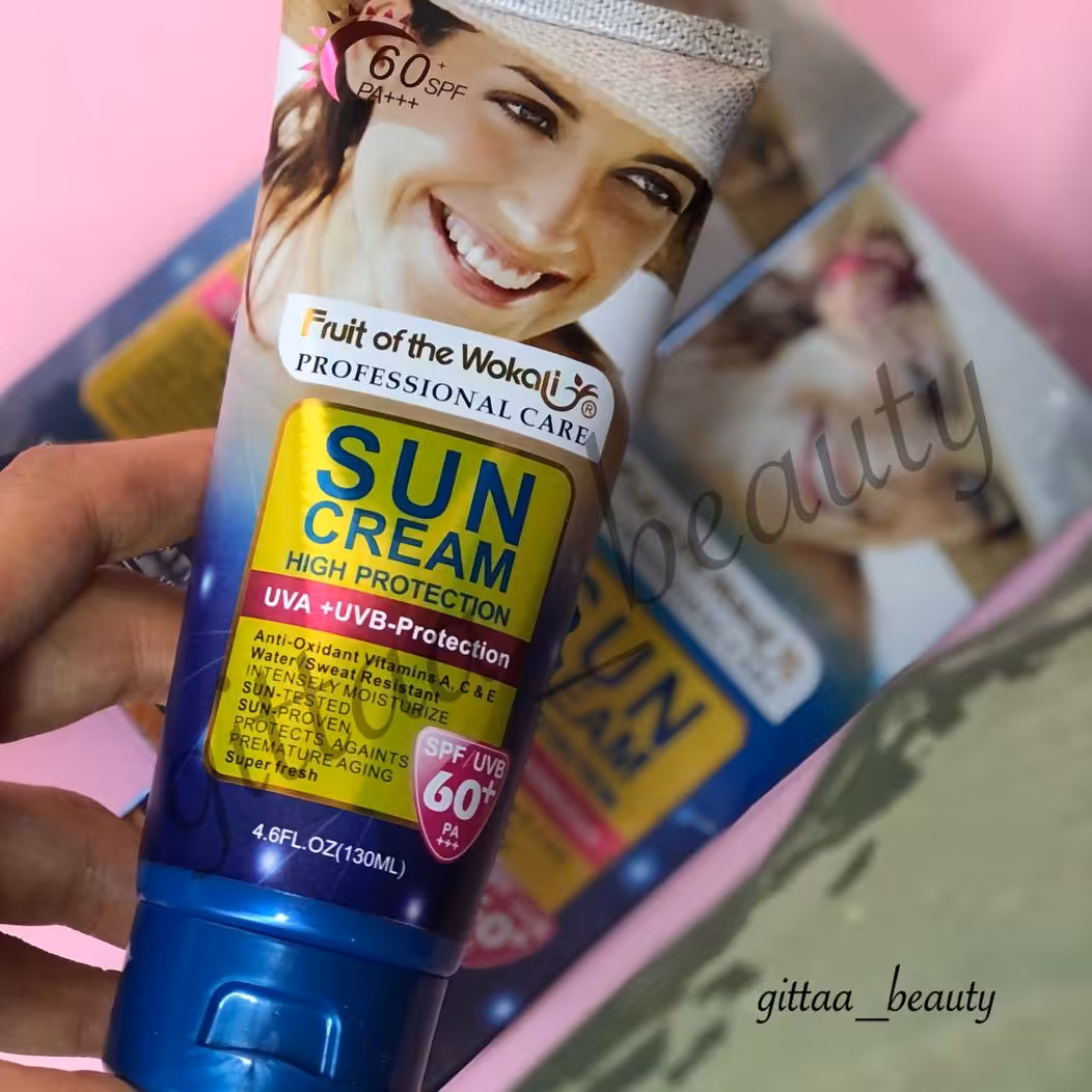 ضدآفتاب بی رنگ وکالی spf60