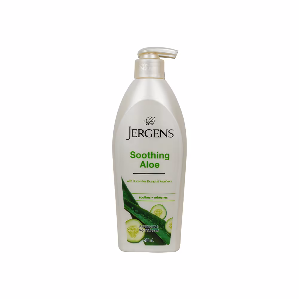 لوسیون بدن جرجنز مدل Soothing Aloe حجم 400 میلی لیتر - فروشگاه تخصصی محصولات پوست و مو تیراژه