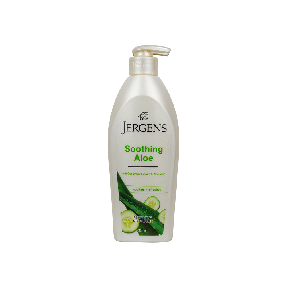 لوسیون بدن جرجنز مدل Soothing Aloe حجم 400 میلی لیتر - فروشگاه تخصصی محصولات پوست و مو تیراژه