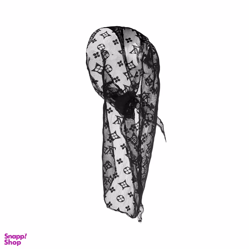 دستمال سر و گردن مدل دورگ توری مجلسی کد 9865456