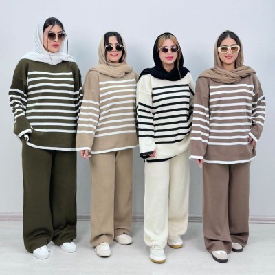ست بلوز شلوار بافت جذااب