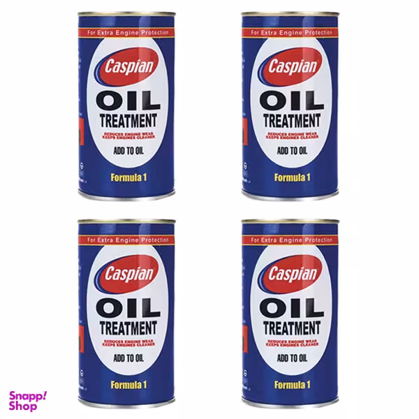 مکمل روغن موتور خودرو کاسپین مدل Formula 1 حجم 300 میلی لیتر بسته 4 عددی