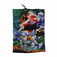 دستمال سر و گردن طرح SMURF