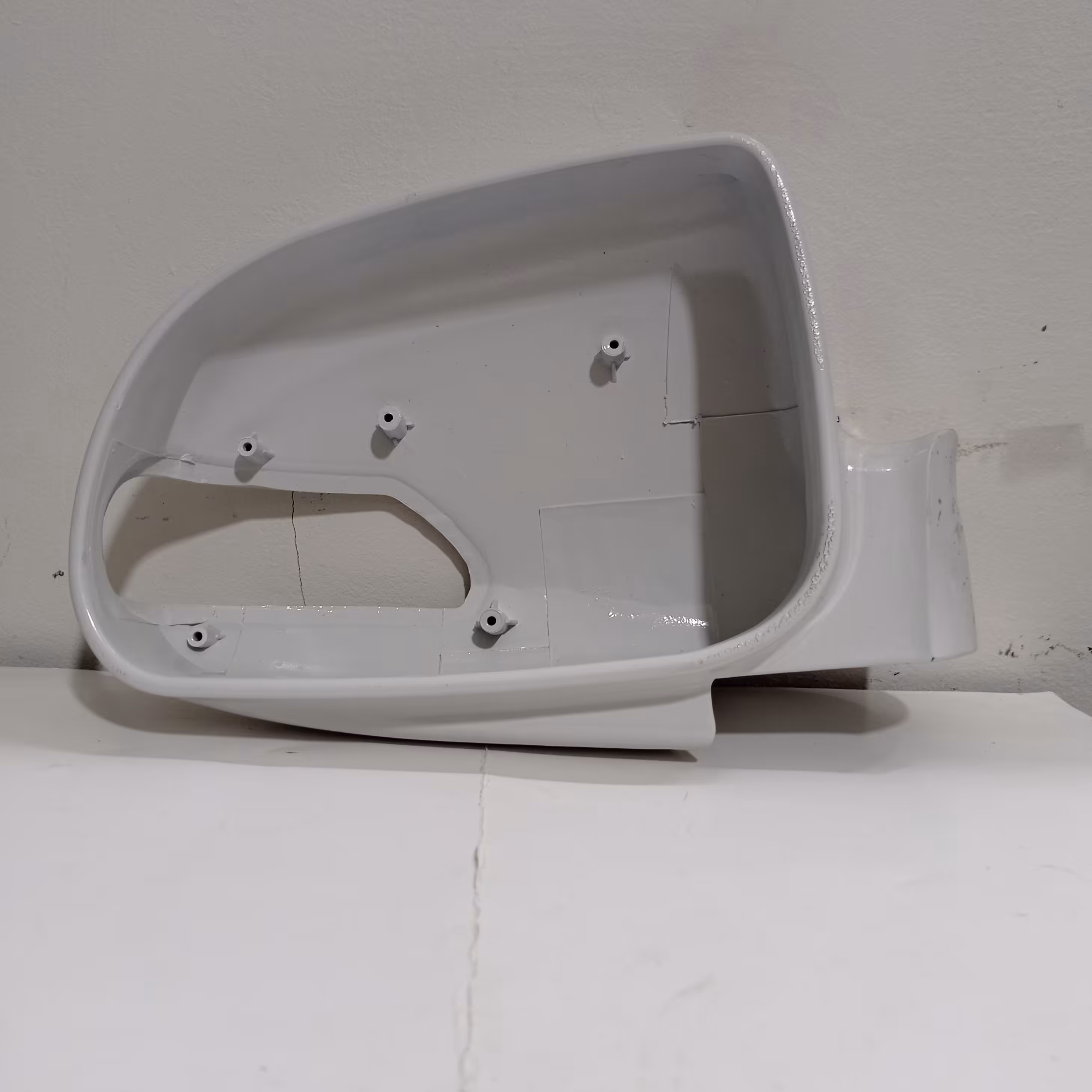 قاب آینه بغل جک j5  ( ایرانی ) سمت چپ زنگ سفید