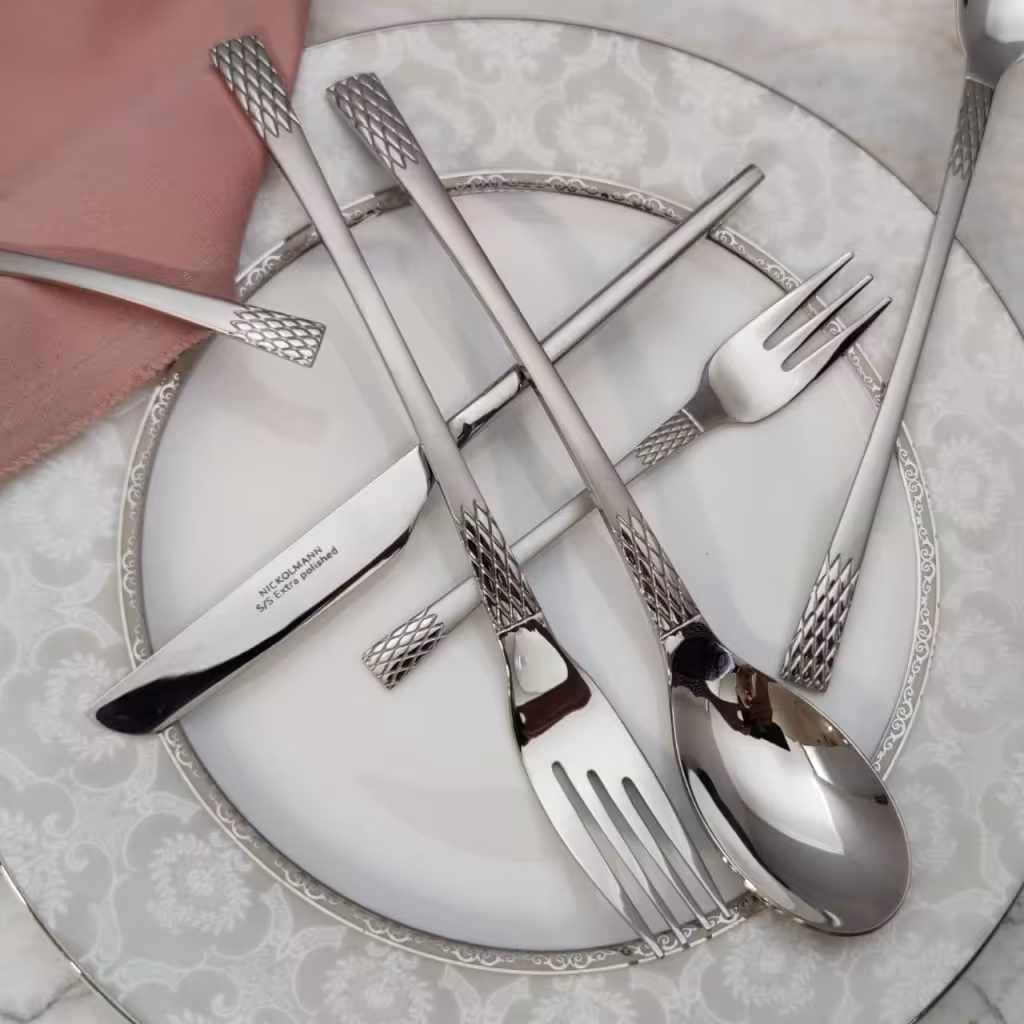 سرویس قاشق و چنگال 6 نفره نیکولمن nickolmannکد 200 (38پارچه)