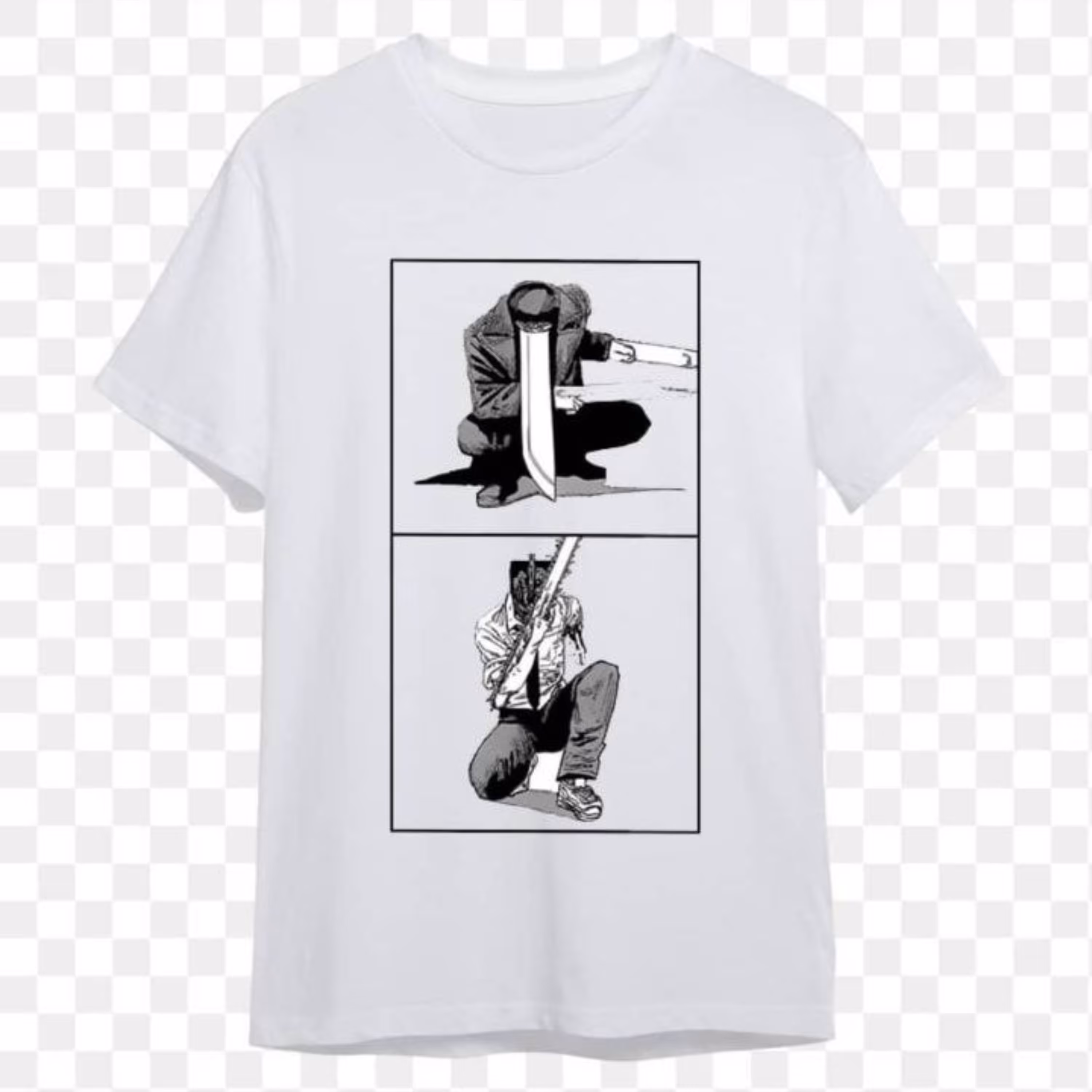 تیشرت طرح مانگا  Chansaw Man