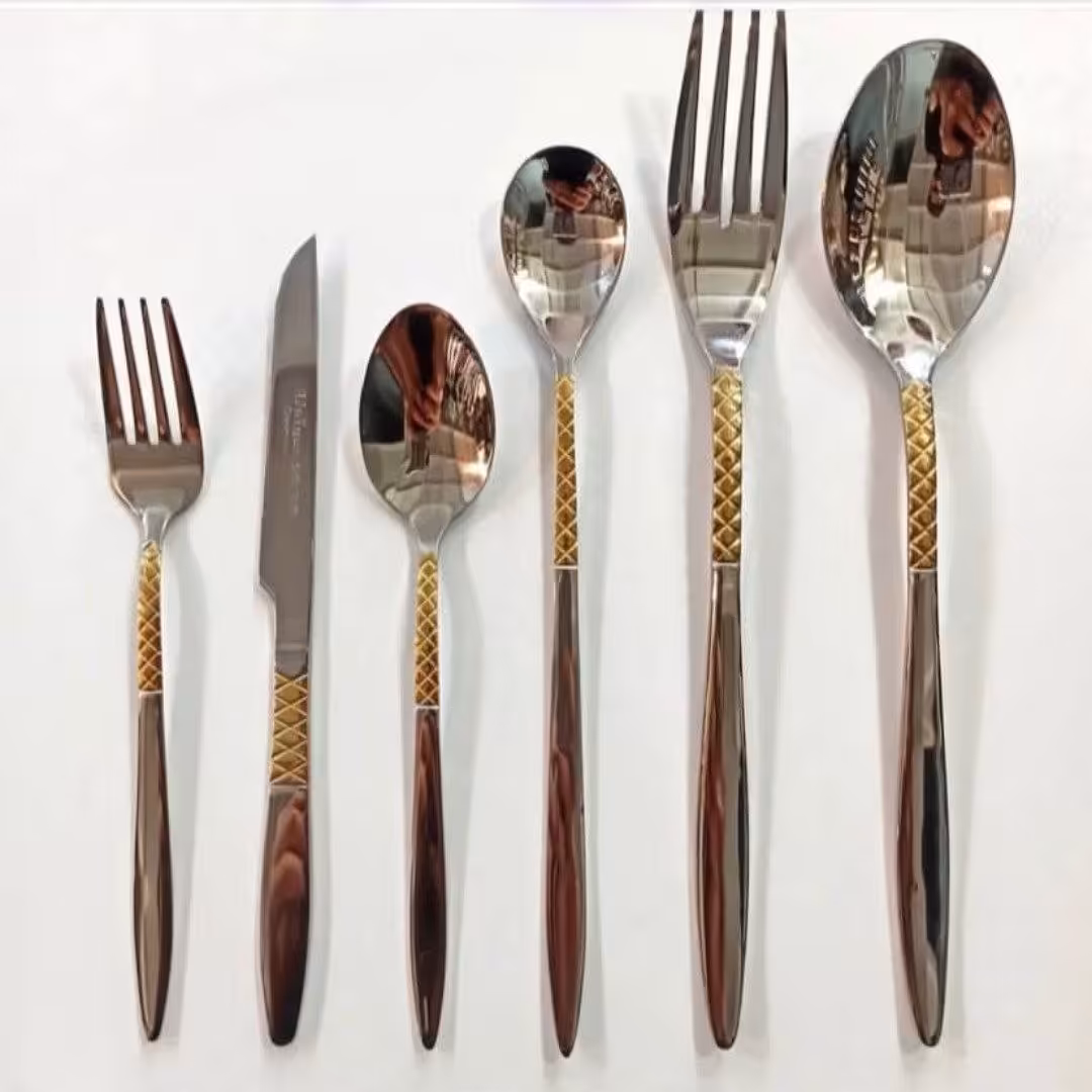 سرویس قاشق و چنگال 24 نفره یونیک ، ارزان سرای غرب بانه