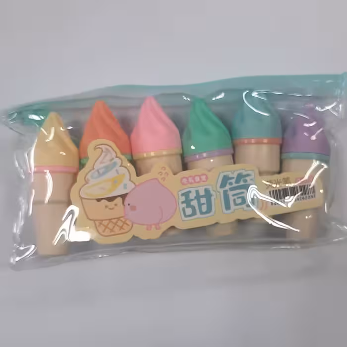 هایلایت بستنی قیفی 6 رنگ 