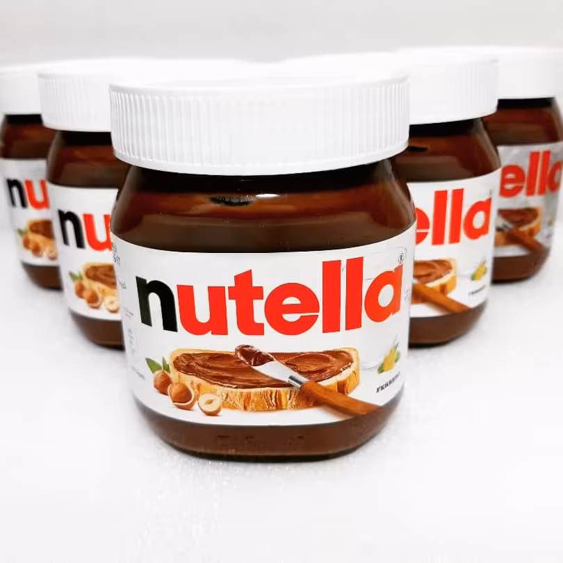 نوتلا350گرم ایتالیا(باکس15عددی)ارسال رایگان سراسر کشور شکلات صبحانه نوتلا350گرم ایتالیا عمده