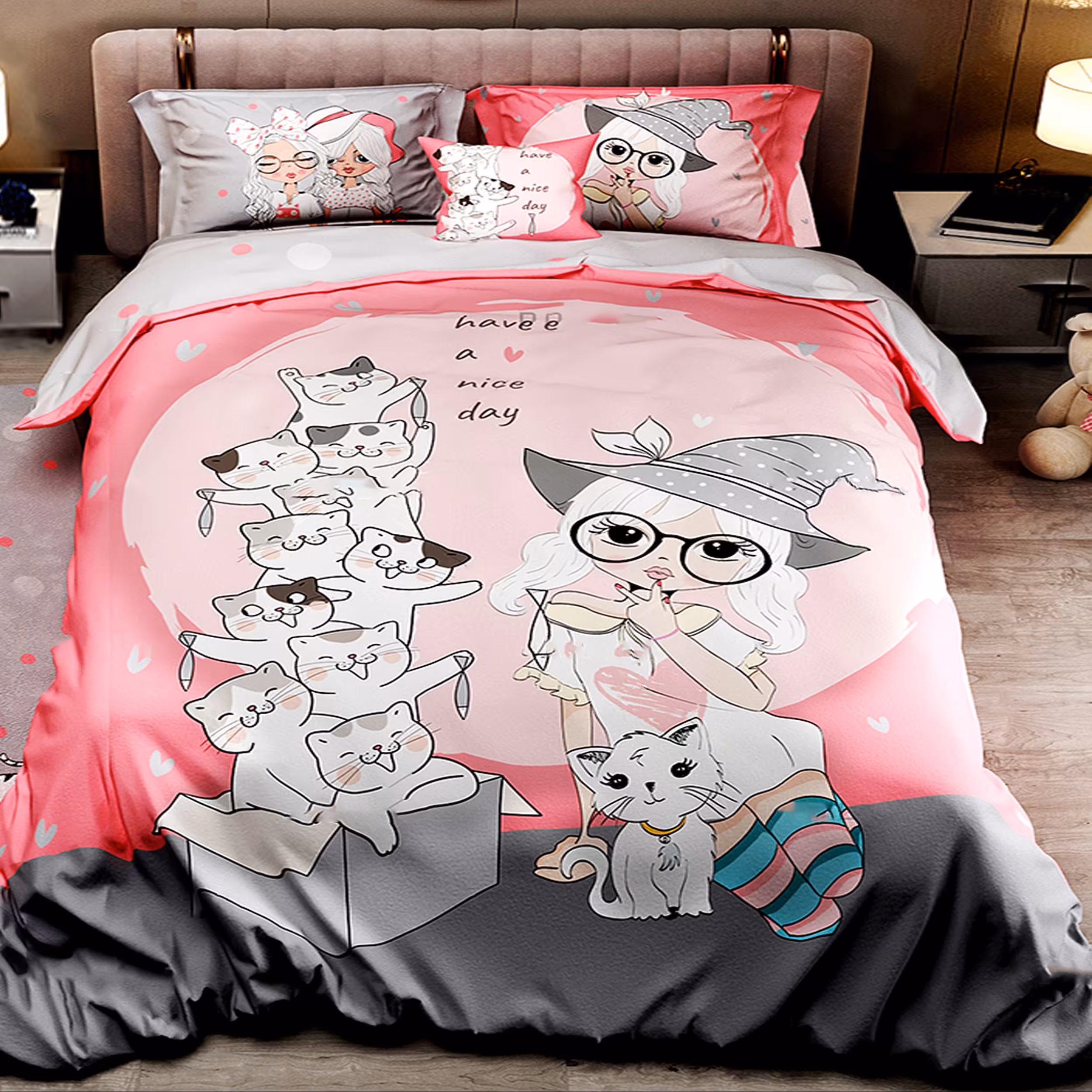 سرویس خواب پارلاک کد 165 مدل یک روز خوب  یک نفره 5 تکه