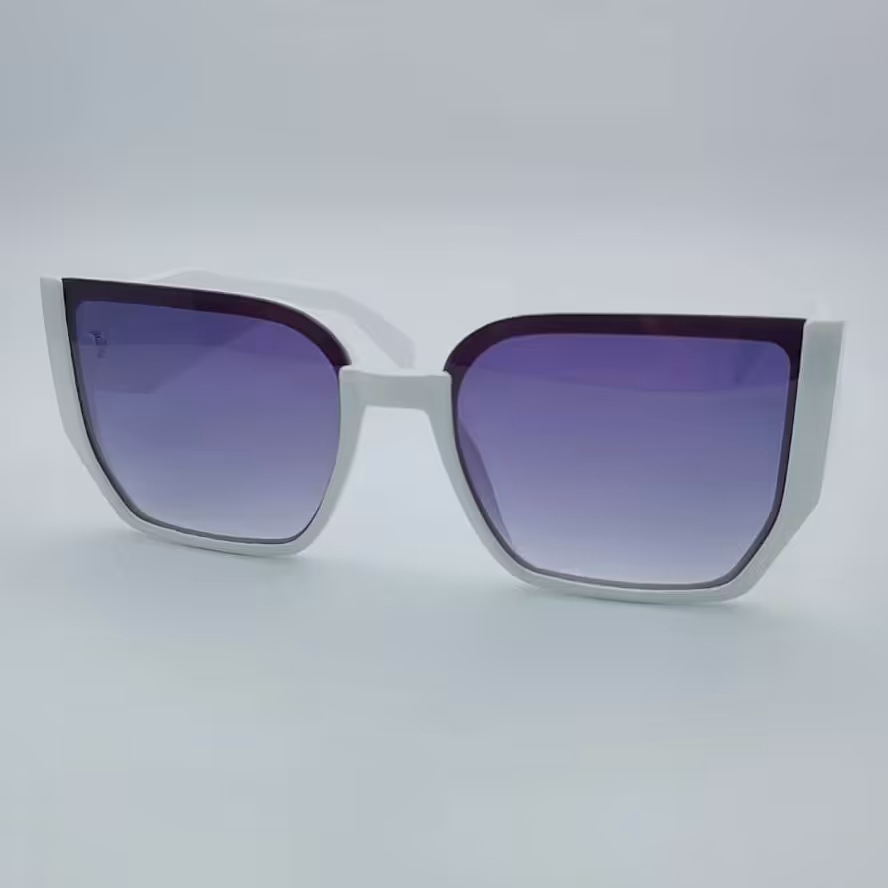 عینک آفتابی اسپرت پرادا یووی 400 رنگ فریم سفید ارسال رایگان 