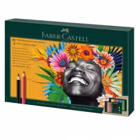 مداد رنگی 40 رنگ پلی کروم   مداد طراحی فابر کاستل