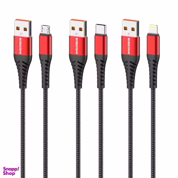 کابل شارژ USB لایتنینگ بیبوشی (Biboshi) مدل A25
