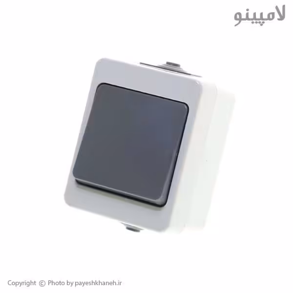 کلید تک پل بارانی پارت الکتریک مدل برکه