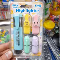 ماژیک هایلایت و ماژیک علامت زن فانتزی بسته 5 رنگ