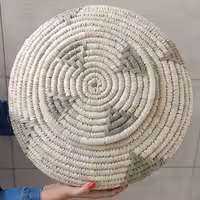 جابرنجی، حبوباتی خمره ای ظرفیت  13 -  12کیلو طرحدار حصیری بافت خوب و شکیل (پس کرایه)