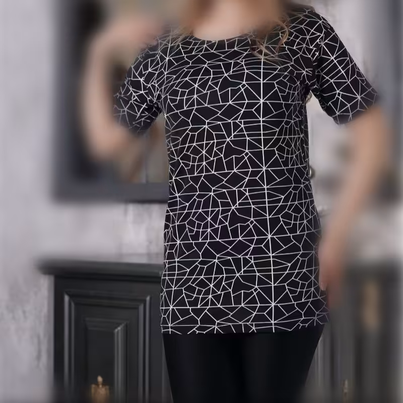 بلوز زنانه نخ ترک سایز 44 تا 50 کیفیت عالی