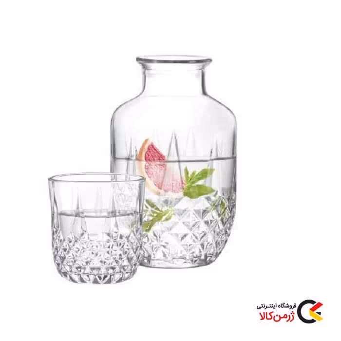 ست پارچ و لیوان شیشه ای برند مادام کوکو طرح شیک و خاص