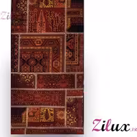 فرش برشی کلاسیک طرح گبه 700 شانه مدل چهل تکه قرمز به ابعاد دلخواه شما 
