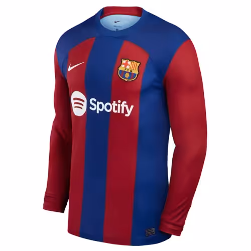 کیت اول بارسلونا آستین بلند 2023-2024 ورژن پلیر (بازیکن)