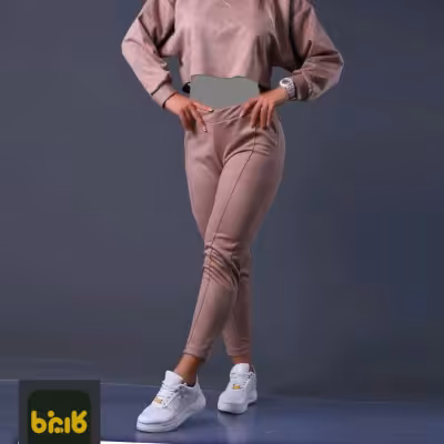 ست کراپ شلوار پاییزه