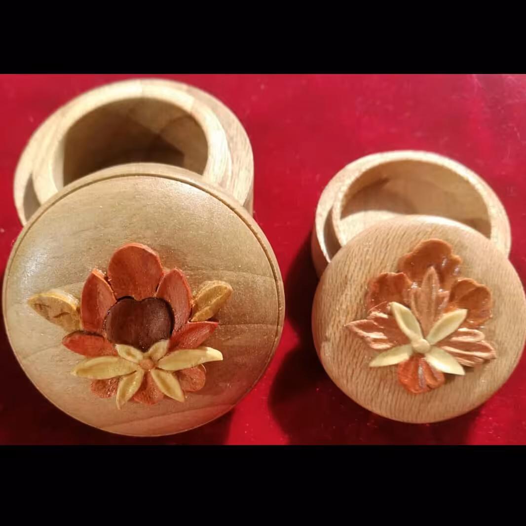 جعبه ی جواهرات چوبی