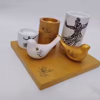 شمعدان وپرنده سفالی (پس کرایه)