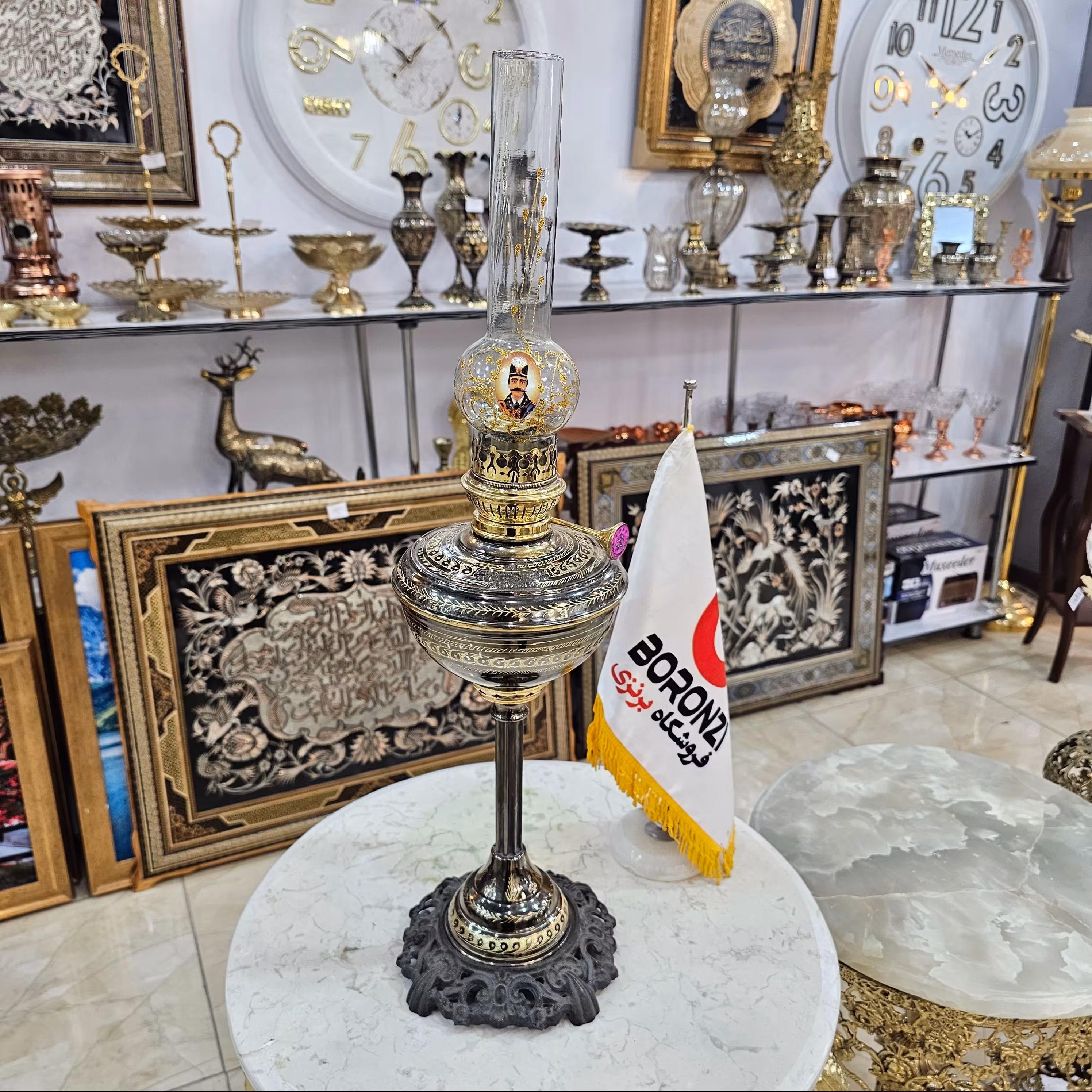 گرد سوز سیاه قلم برنزی 