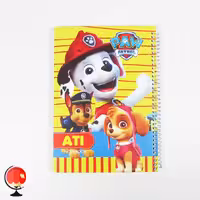 دفتر مشق 100 برگ سیمی سگ ها نگهبان جلد سخت آتی