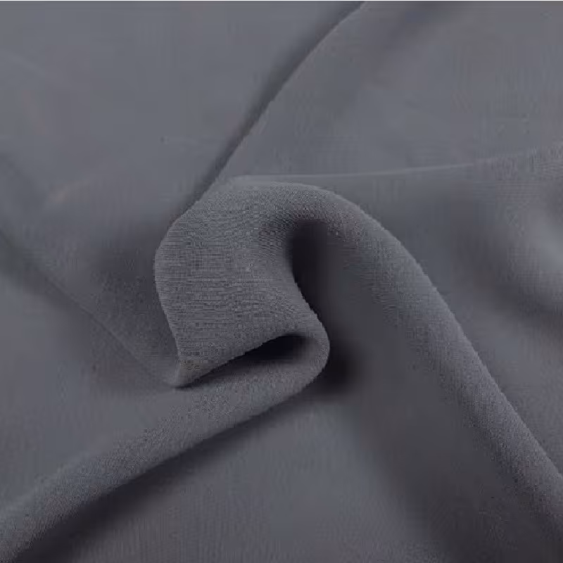 لایی چسب حریر طوسی تیره (بسته 2 متری)
