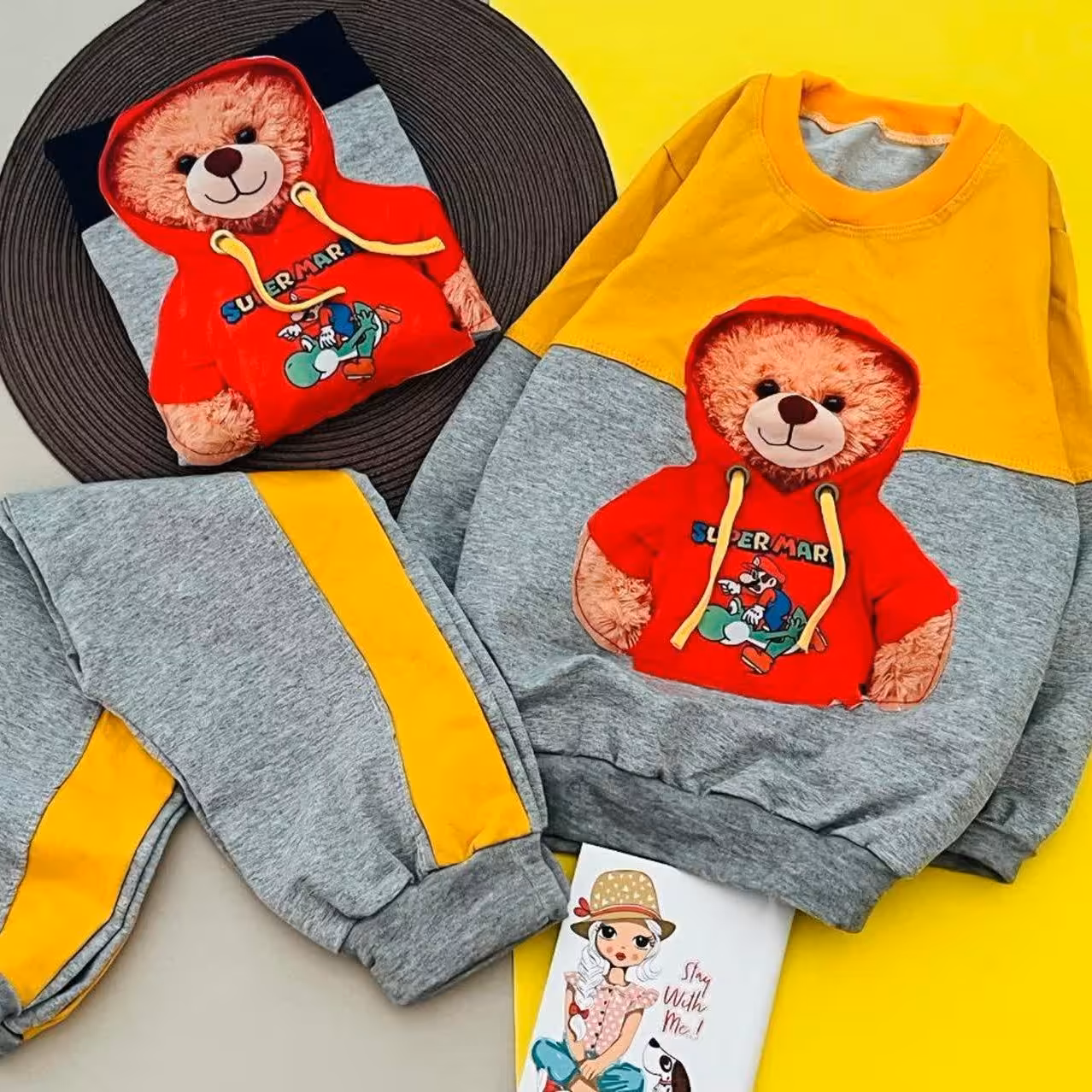 هودی شلوار تدی اسپورت