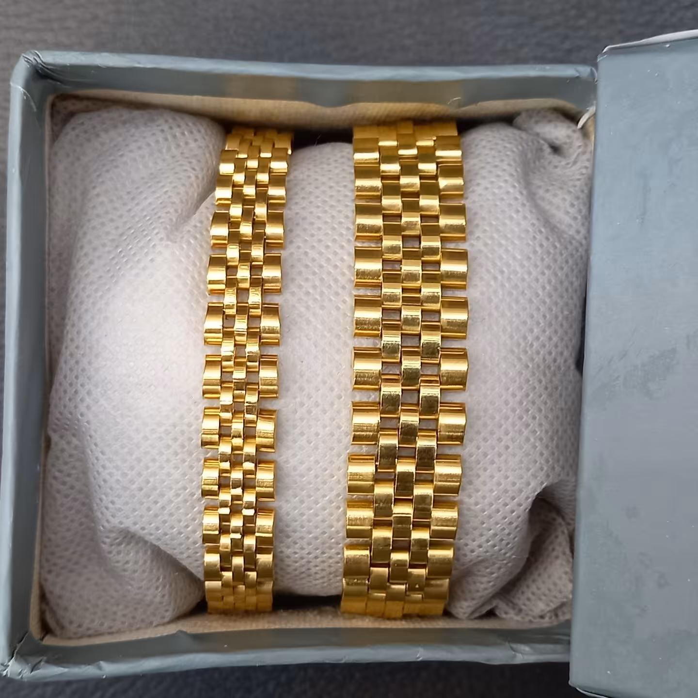 ست دستبند رولکس طلایی