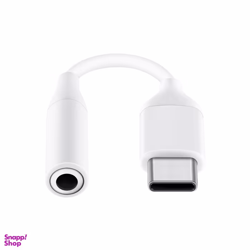 کابل تبدیل USB-C به جک 3.5 میلی متری سامسونگ مدل EE-UC10JUWEGUS طول 15 سانتی‌ متر