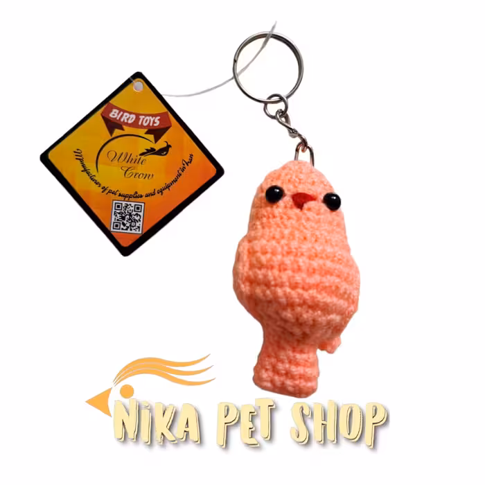 جاسوییچی طرح پرنده مناسب هدیه(دستبافت )دارای رنگ بندی