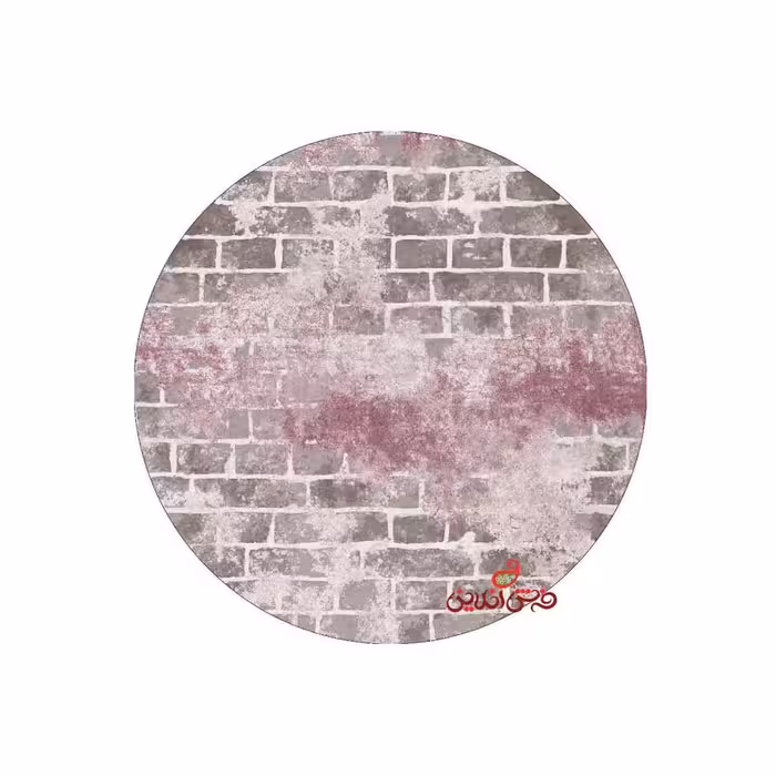 فرش ماشینی گرد کلاریس کلکسیون مدرن کد 100410 یاسی