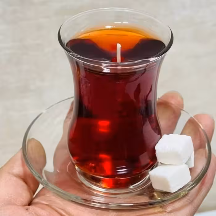شمع مدل چای