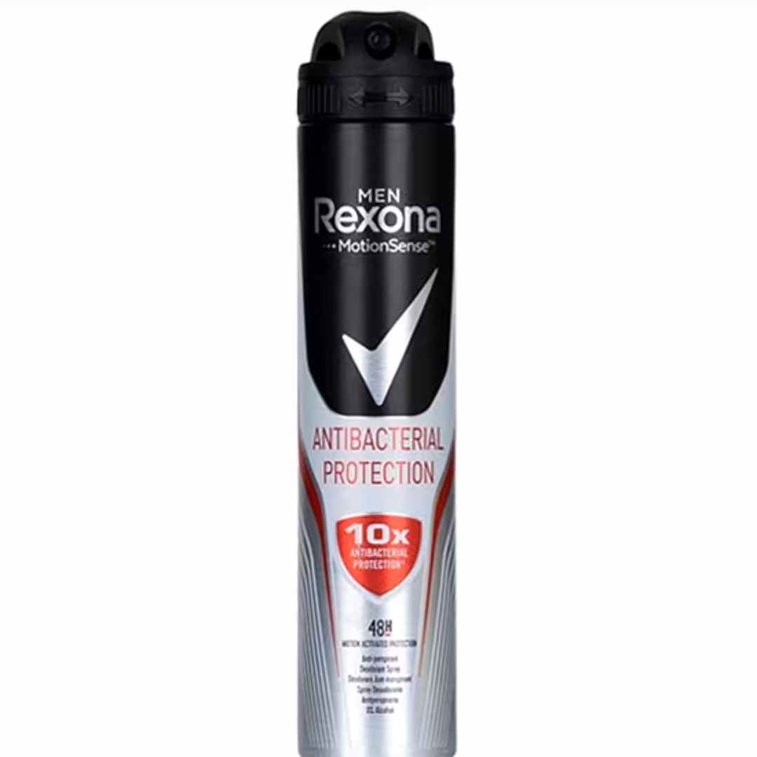 اسپری ضد تعریق مردانه Anti Bacterial Protection رکسونا 200ml
Rexona Motionsense Anti Bacterial Spray