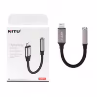مبدل لایتنینگ به جک 3.5 میلی متری نیتو مدل NX017