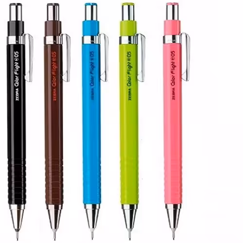 اتود رنگی 0.5 میلی متری زبرا مدل هواپیمایی