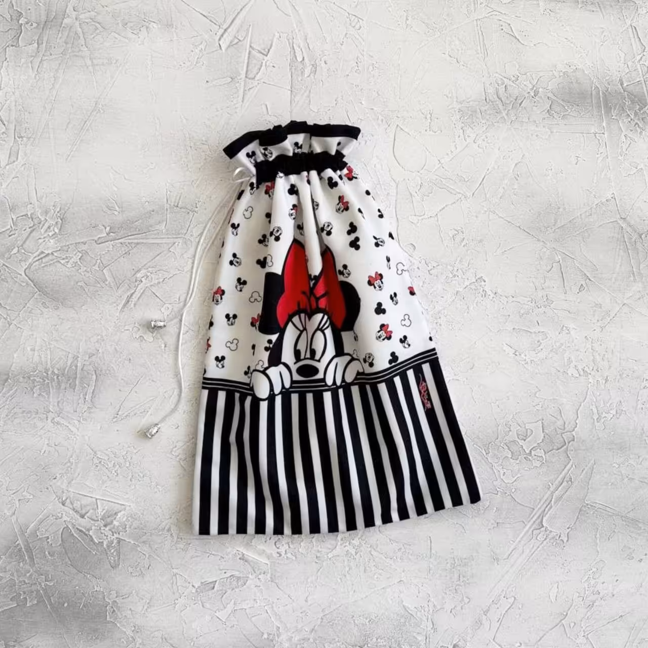 کیسه سبزی مخمل نسوز مدل میکی موس طرح 62